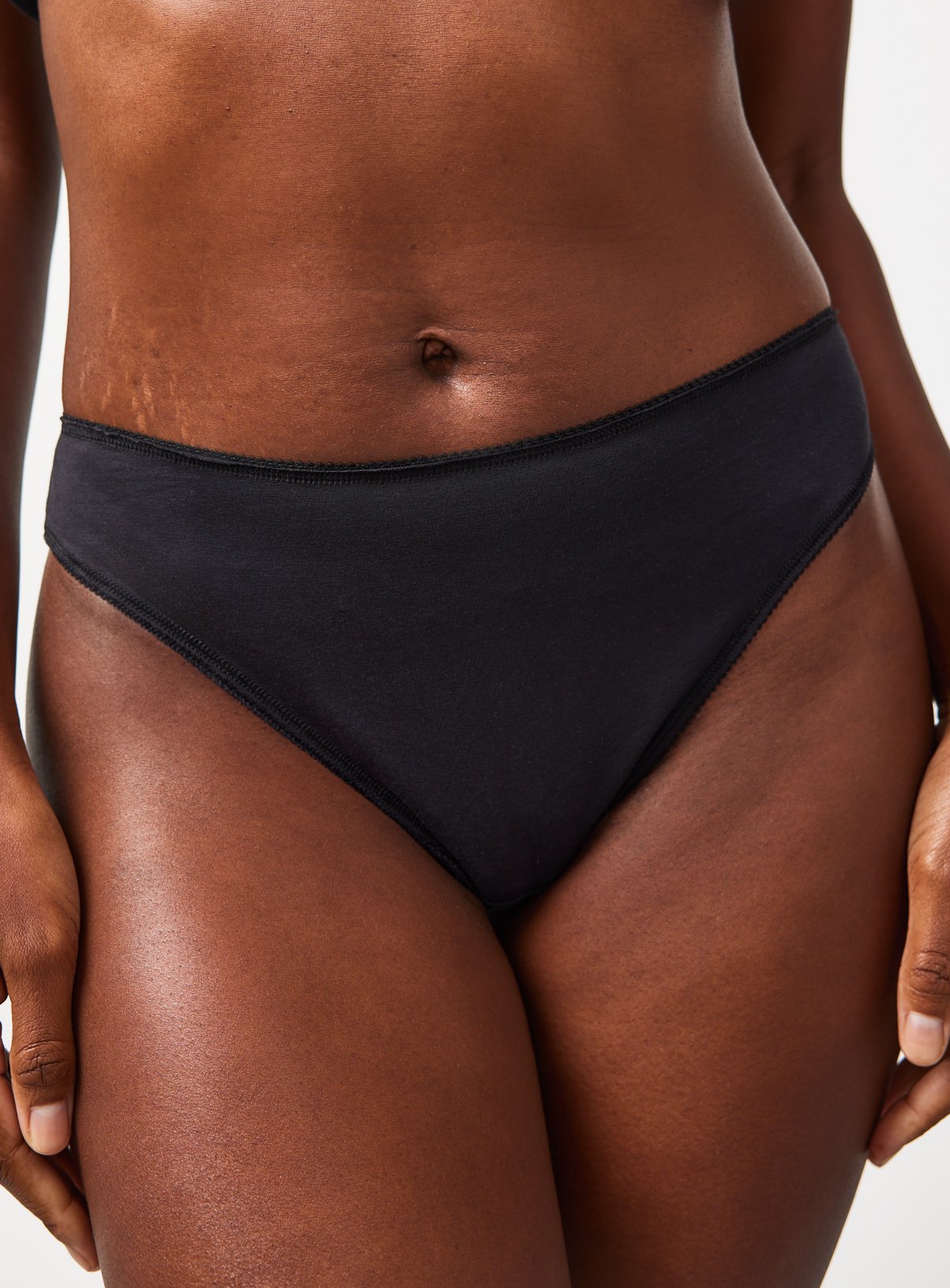 Mono & Nude High Leg Knickers 7 Pack 8 - Image 2 thumbnail